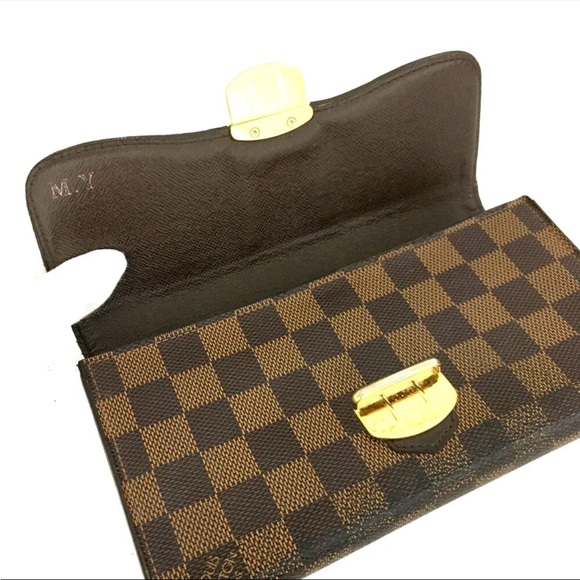Authentic Louis Vuitton Damier Portefeiulle Sistina Long Bifold Wallet - Picture 5 of 8